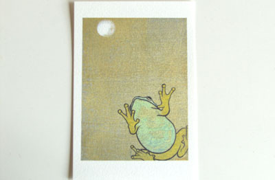月蛙　ポストカード　『月の夜』［10001］
